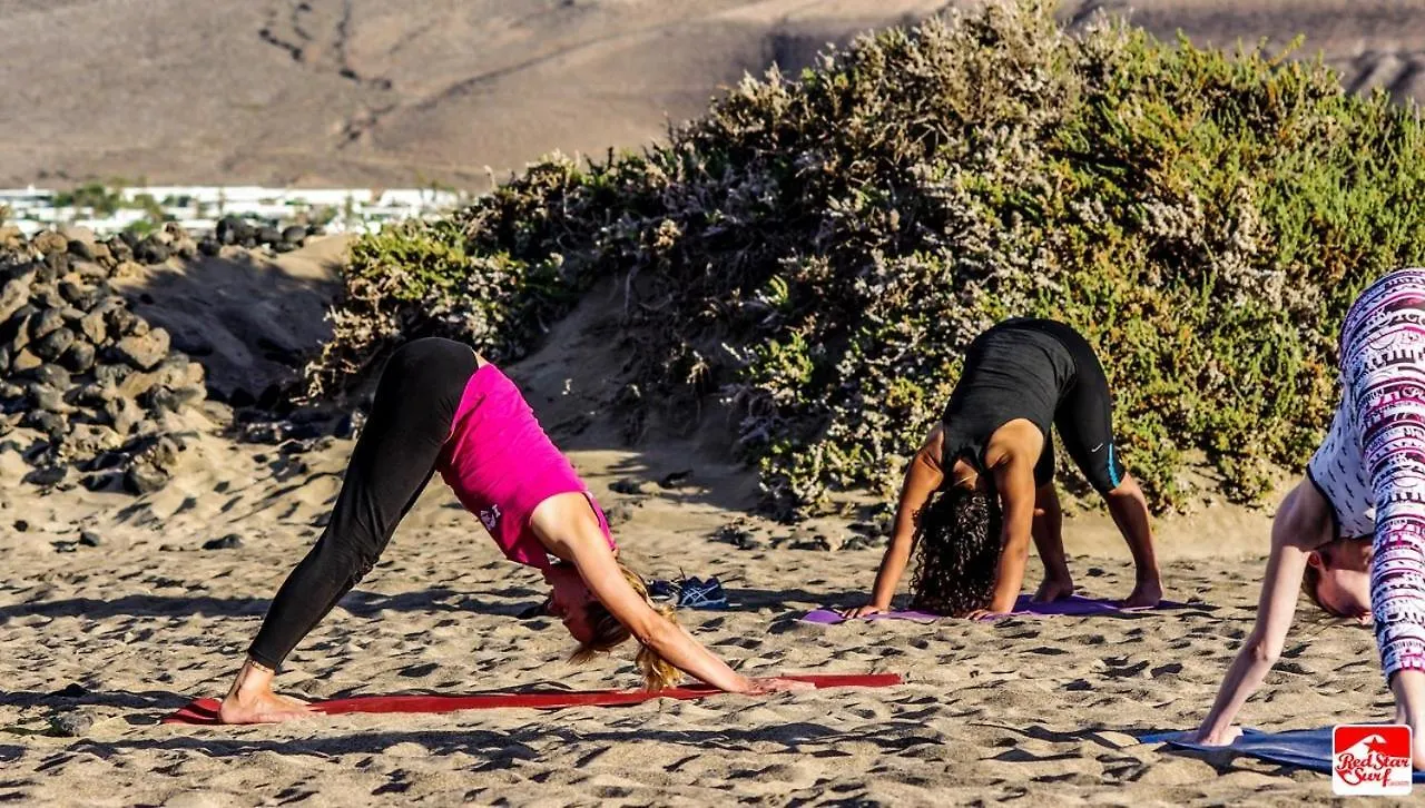 Red Star Surf & Yoga Camp Lanzarote Hostel Famara 0*,  Spain